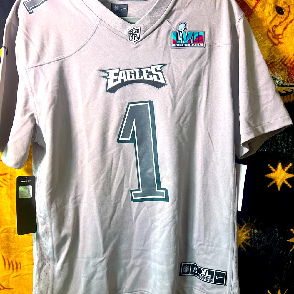 Jalen Hurts Super Bowl Nike On-Field Jersey sz. XL